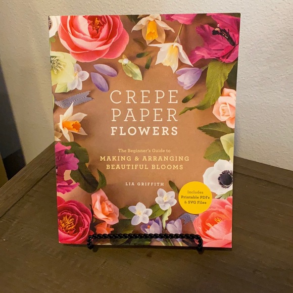 Lia Griffit Other Crepe Paper Flowers Beginners Guide Poshmark